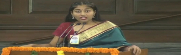 जैन विश्वभारती संस्थान की छात्रा स्मृति कुमारी ने किया संसद में राजस्थान का प्रतिनिधित्व