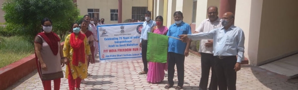 जैन विश्वभारती संस्थान (मान्य विश्वविद्यालय) में फिट इंडिया कार्यक्रम के तहत निकाली जागरूकता रैली