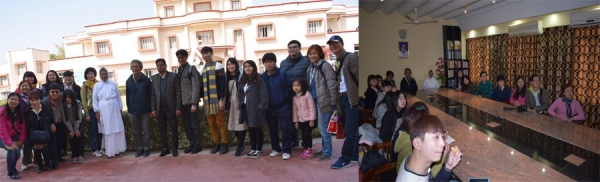 जैन विश्वभारती संस्थान (मान्य विश्वविद्यालय) का बीस सदस्यीय ताईवानी दल ने किया दौरा