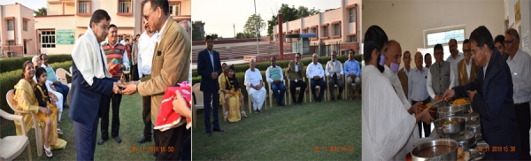 जैन विश्वभारती संस्थान (मान्य विश्वविद्यालय) के कुलपति प्रो. दूगड़ की प्रोफेसर पद से सेवानिवृत्ति के अवसर पर समारोह का आयोजन