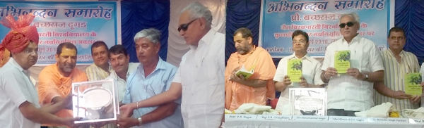 नवनियुक्त कुलपति प्रो. बच्छराज दूगड का अभिनंदन समारोह