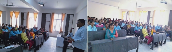 जैन विश्वभारती संस्थान (मान्य विश्वविद्यालय) के शिक्षा विभाग में प्रसार भाषणमाला व्याख्यान आयोजित